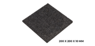 Matelas 200x200mm - épaisseur 10mm - U-PAD-10MM